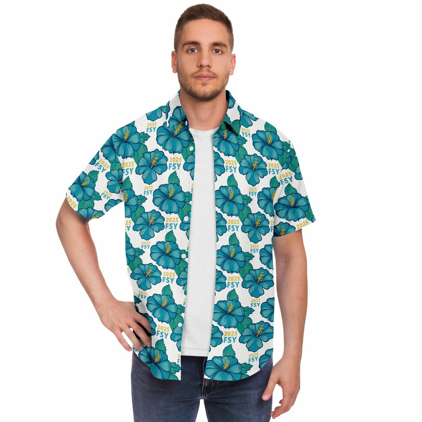 FSY 2025 Aloha Short Sleeve Button Down Shirt