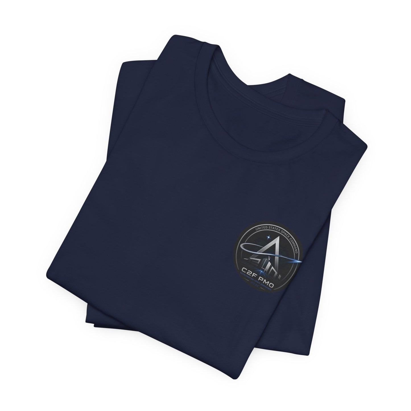 U.S. Space Command C2F PMO Logo T-Shirt Accelerating Space Dominance 2032