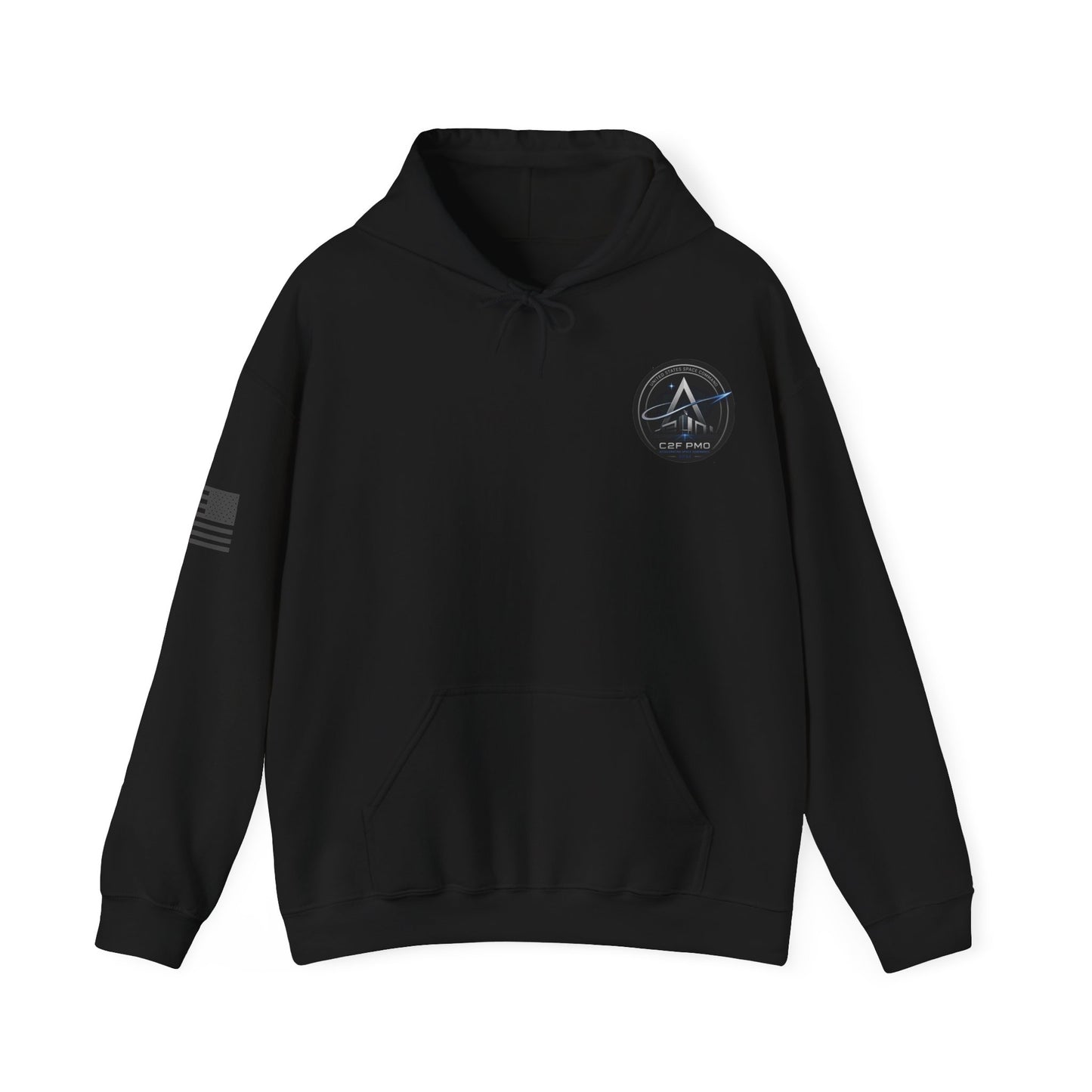 U.S. Space Command C2F PMO Logo Hoodie Accelerating Space Dominance 2032