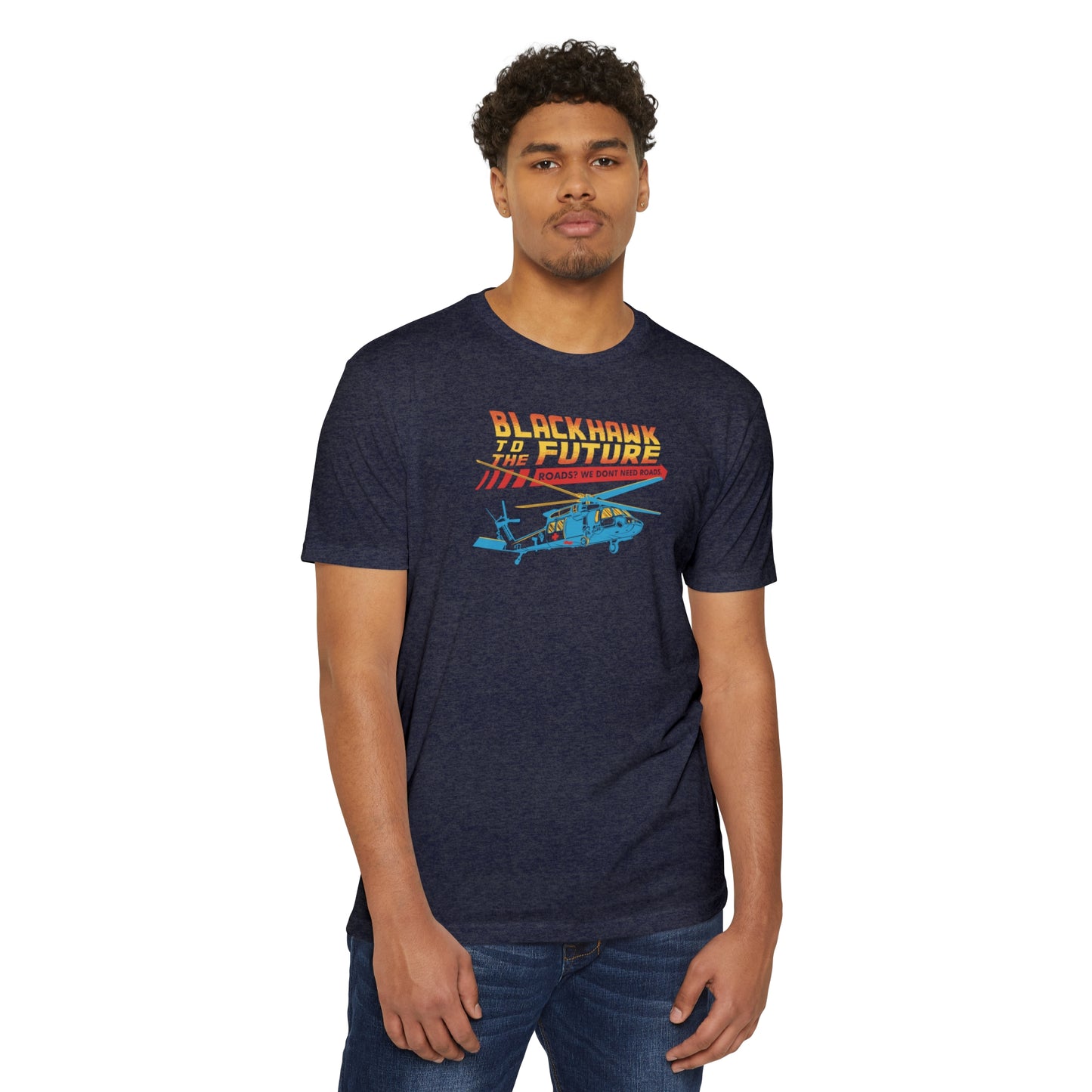 Blackhawk to the Future CVC Jersey T-shirt