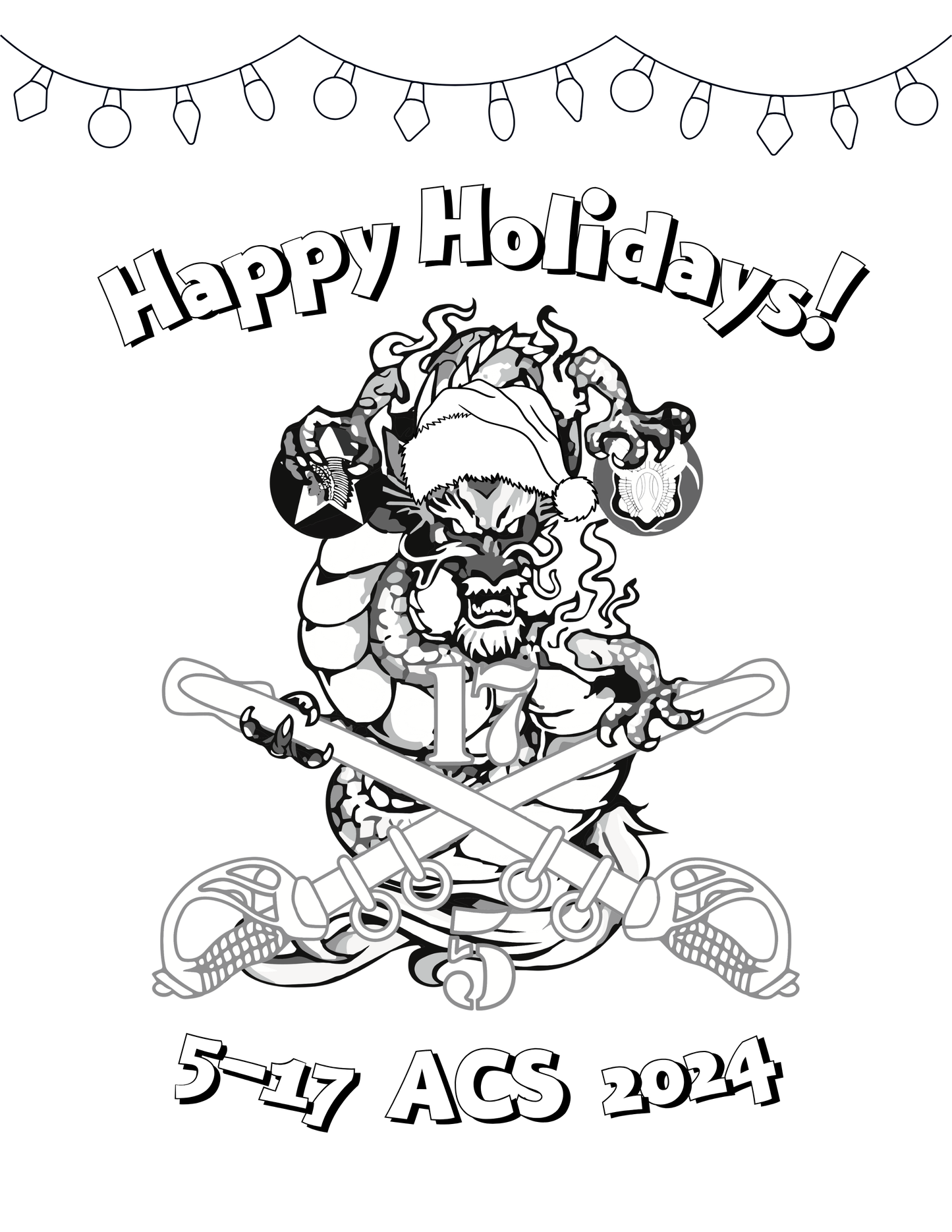 5-17 Holiday Coloring Pages