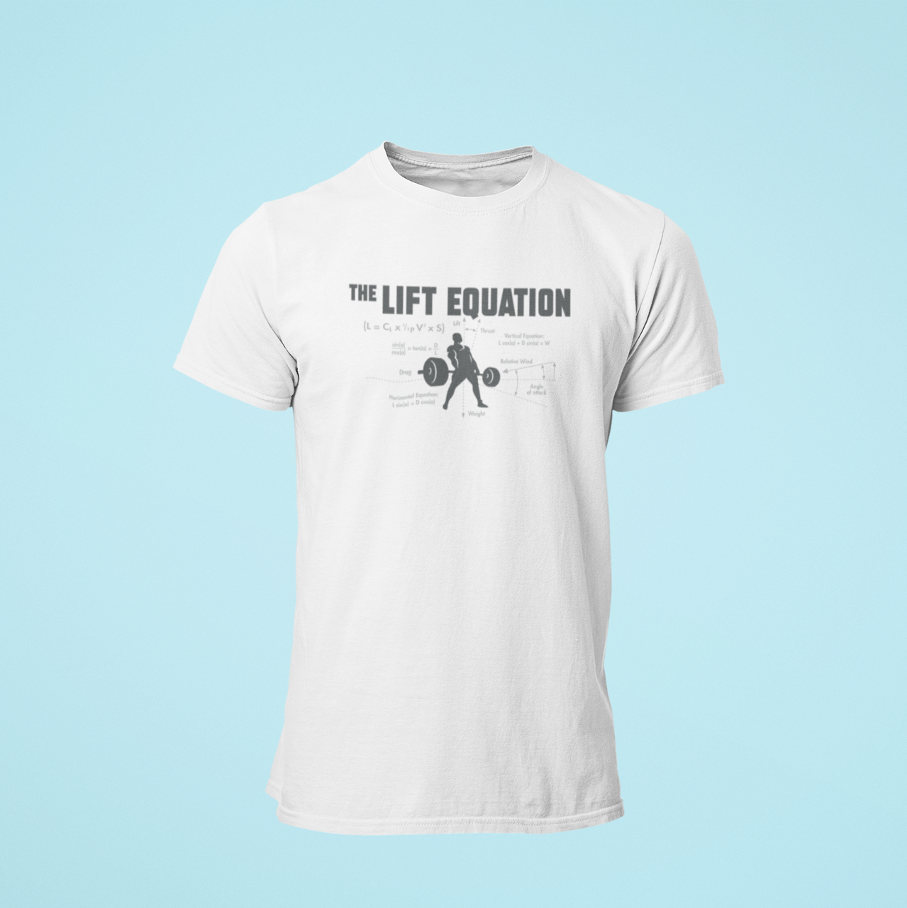 The Lift Equation Weightlifter Unisex CVC Jersey T-shirt