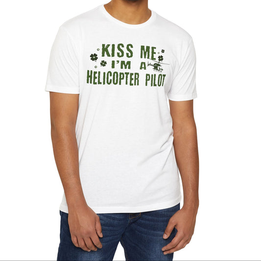 Kiss Me I’m A Kiowa Pilot Jersey T-shirt