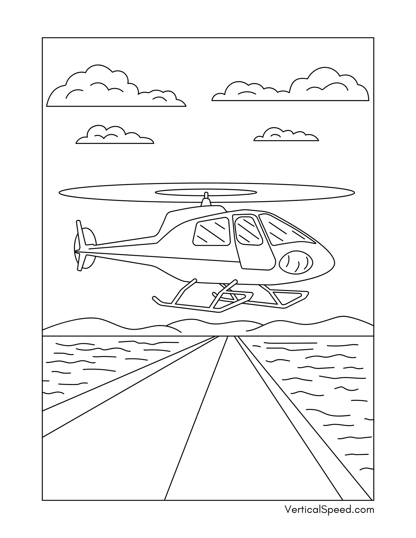 Aviation Coloring Pages Free Download