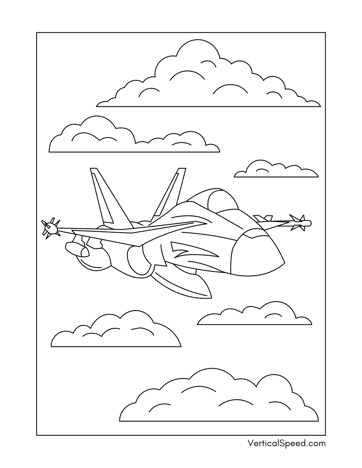 Aviation Coloring Pages Free Download