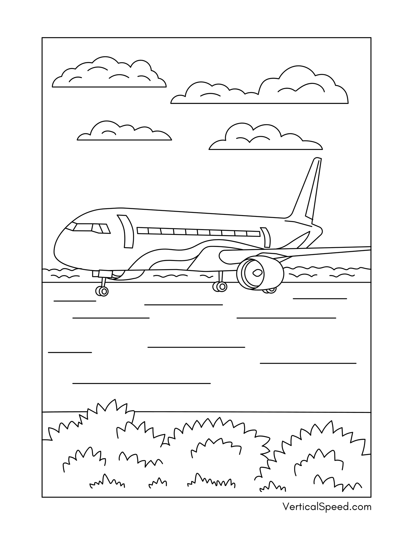 Aviation Coloring Pages Free Download