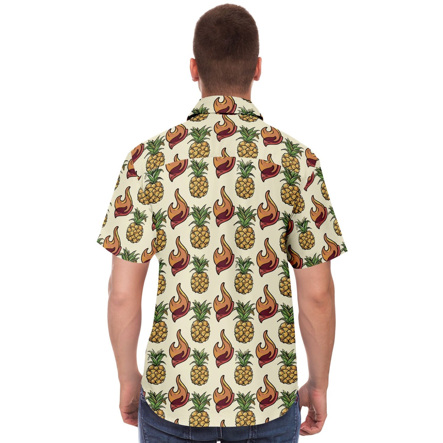 FSY 2024 Pineapples Hawaiian Short Sleeve Button Down Shirt - LDS Youth Theme Conference Shirt