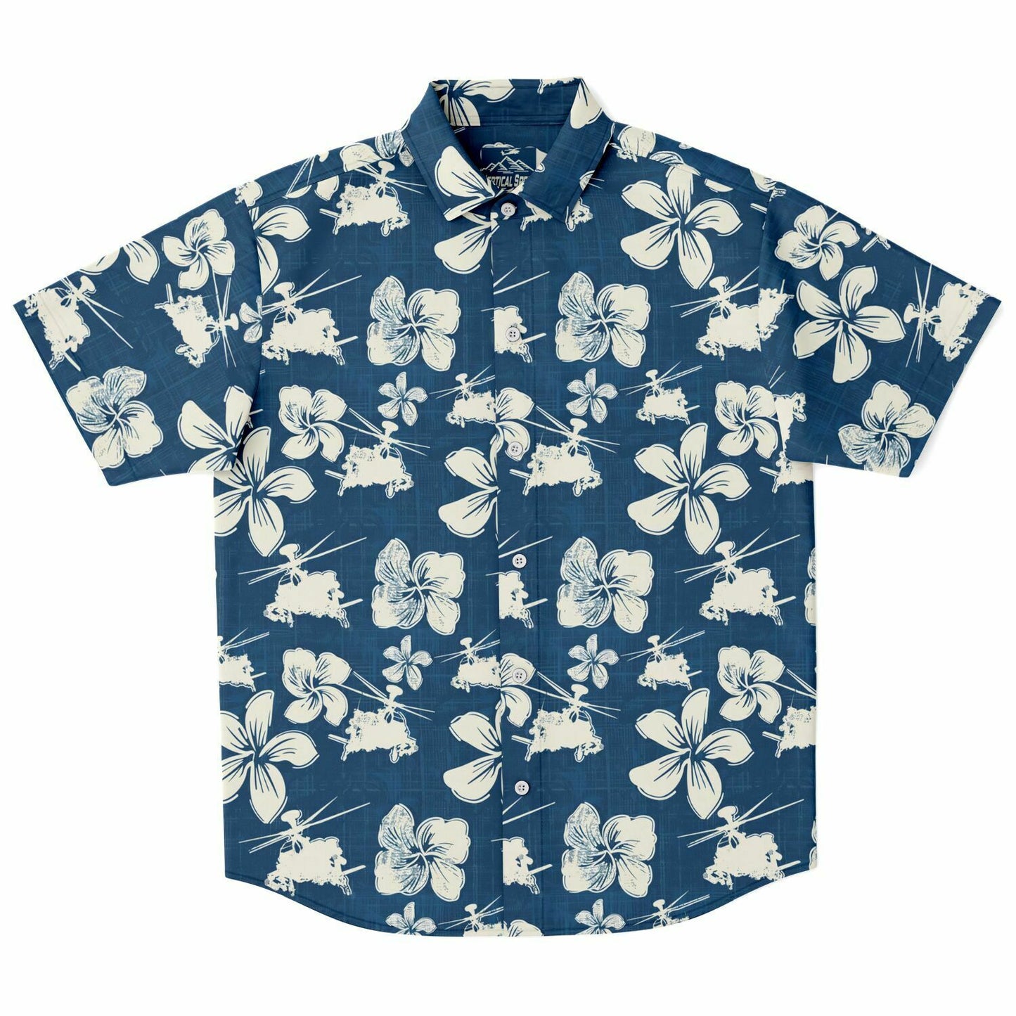 Operation Aloha Apache Hawaiian Short Sleeve Button Down Shirt