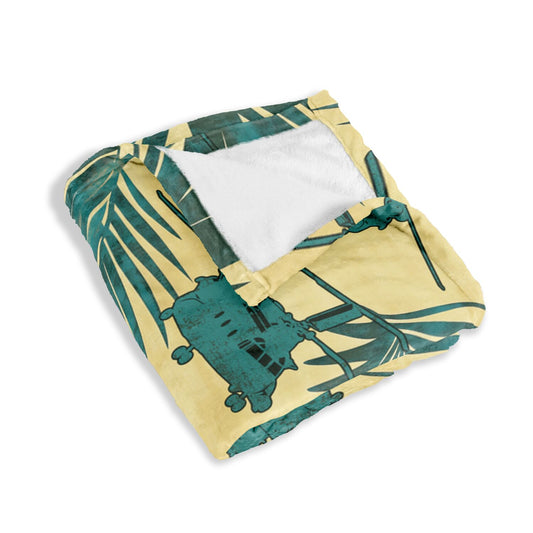 Chinook Palm Flannel Blanket