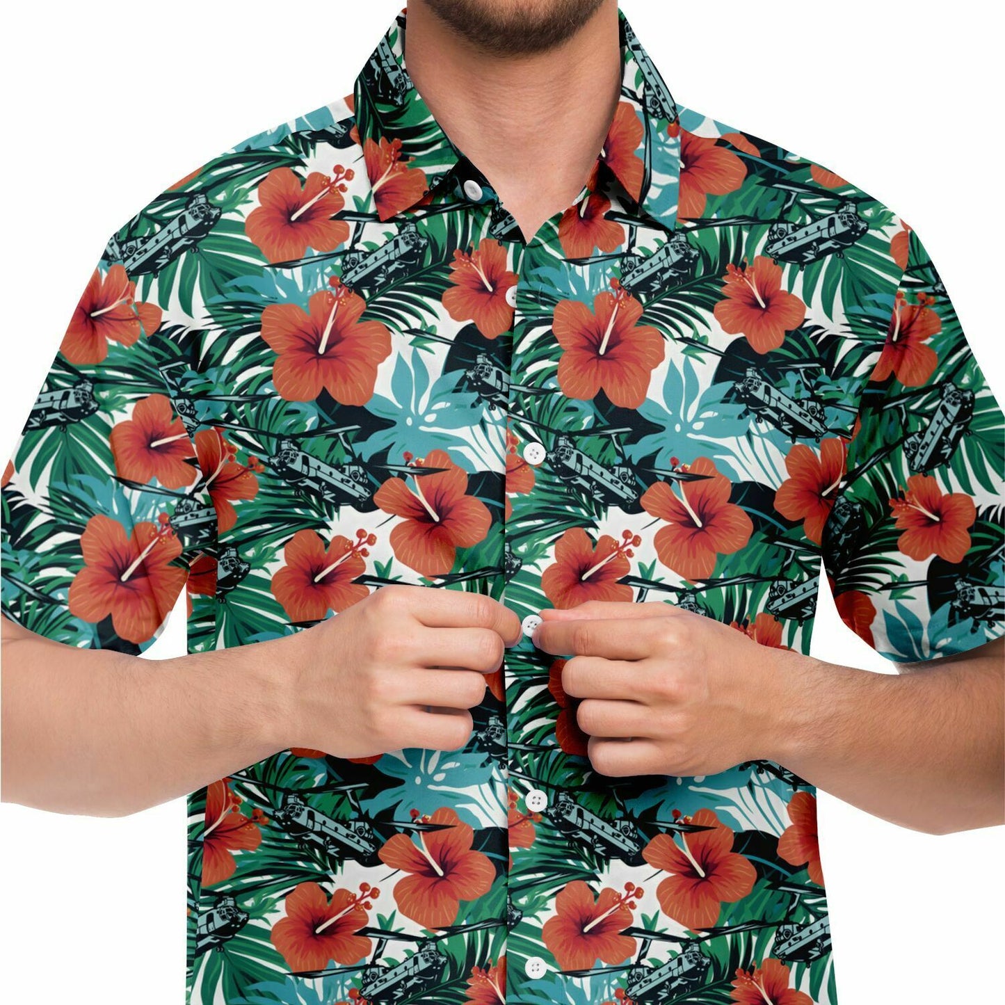 Chinook Breeze Aloha Short Sleeve Button Down Hawaiian Shirt