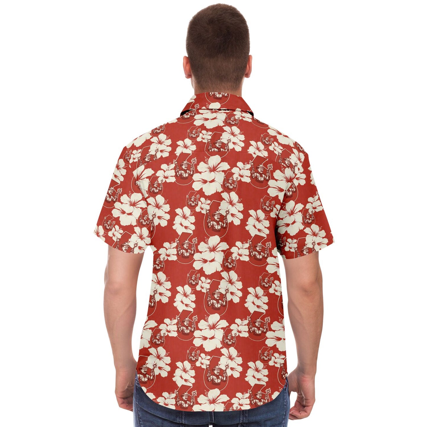 Teddy Roosevelt Short Sleeve Button Down Shirt