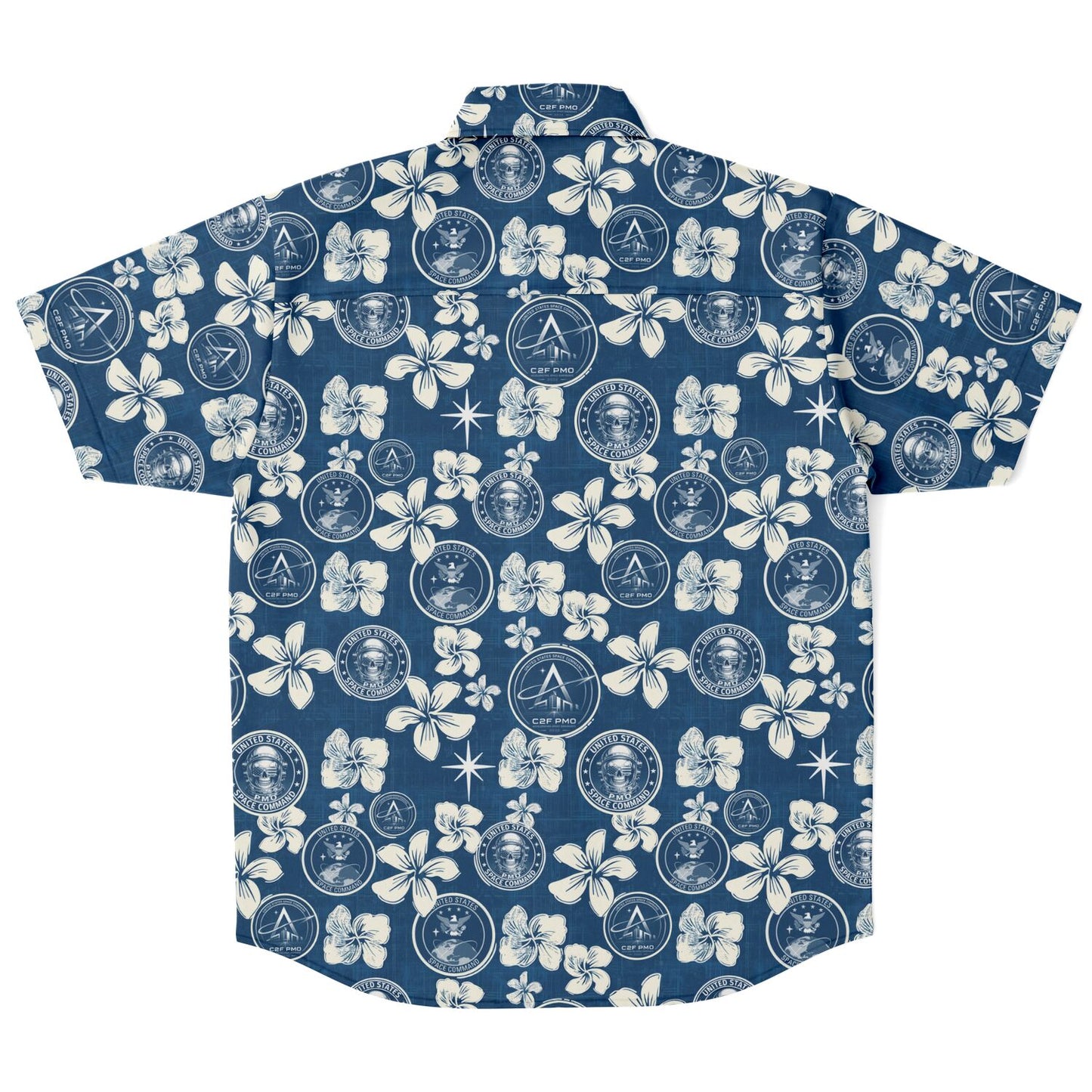 Space Command PMO Aloha Short Sleeve Button Down Shirt