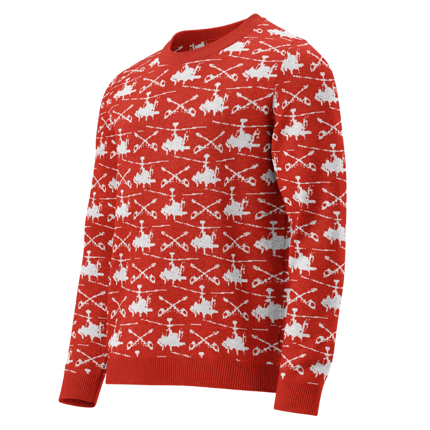 Apache Cavalry Knitted Christmas crew neck sweater