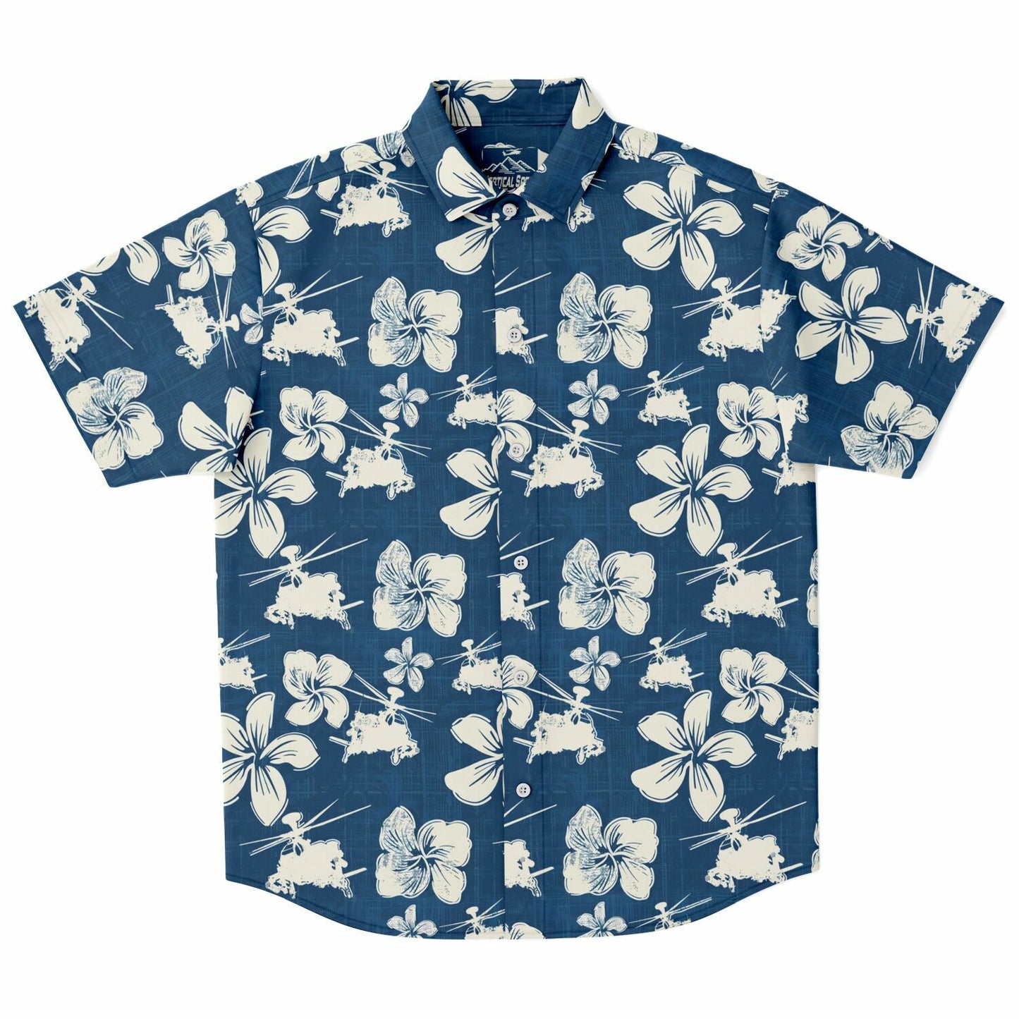 Operation Aloha Apache Hawaiian Short Sleeve Button Down Shirt
