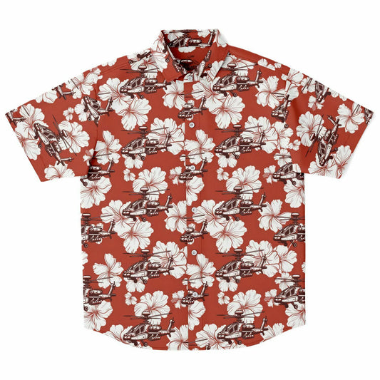 High Flying Aloha Short Sleeve Button Down Hawaiian Shirt