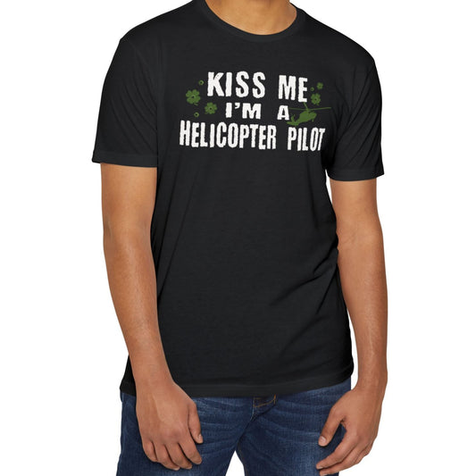 Kiss Me Blackhawk Pilot Jersey T-shirt