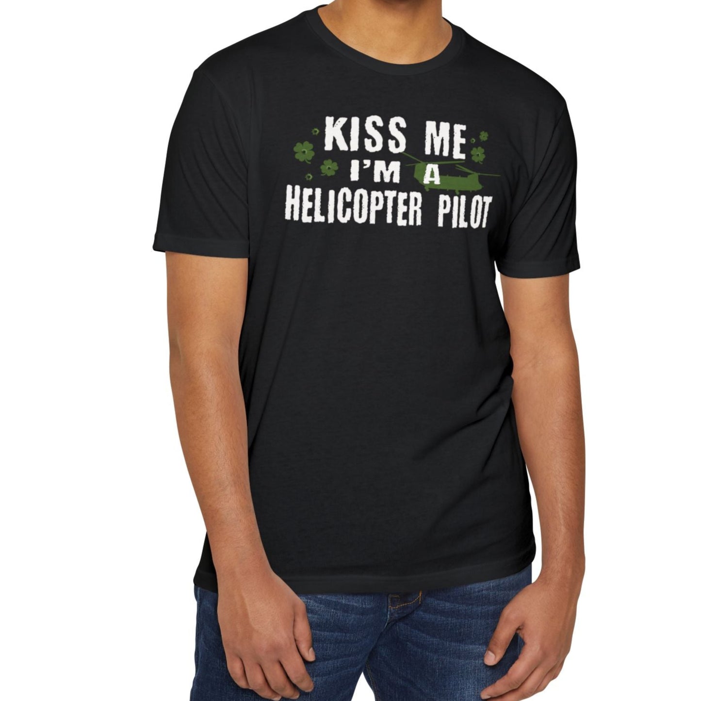 Kiss Me Chinook Pilot Jersey T-shirt