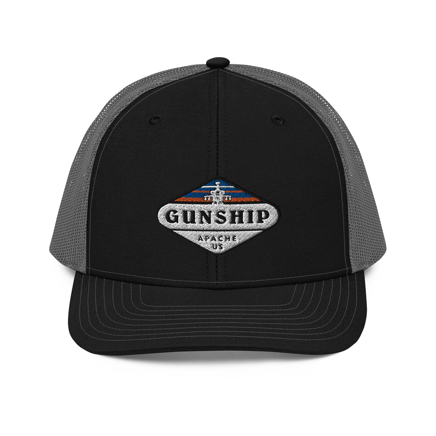 Gunship Apache Helicopter Trucker Cap