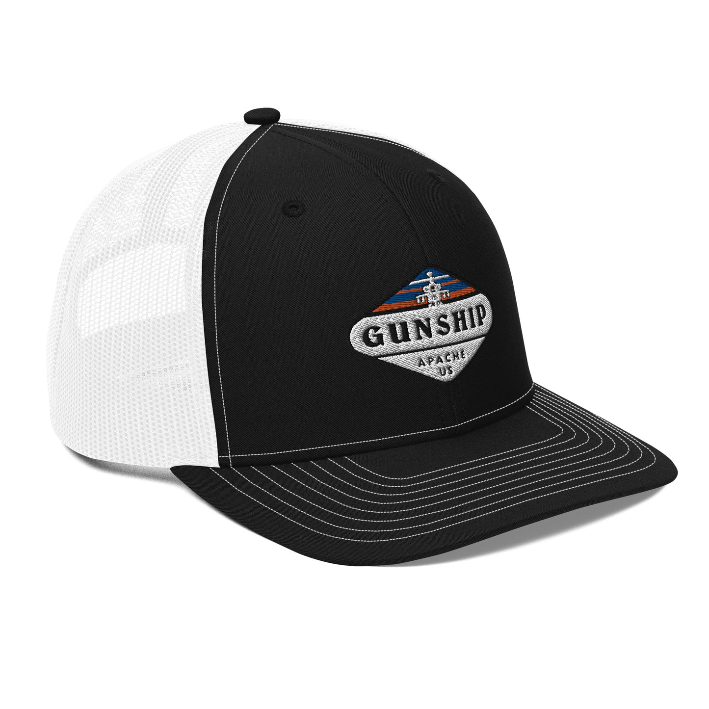 Gunship Apache Helicopter Trucker Cap