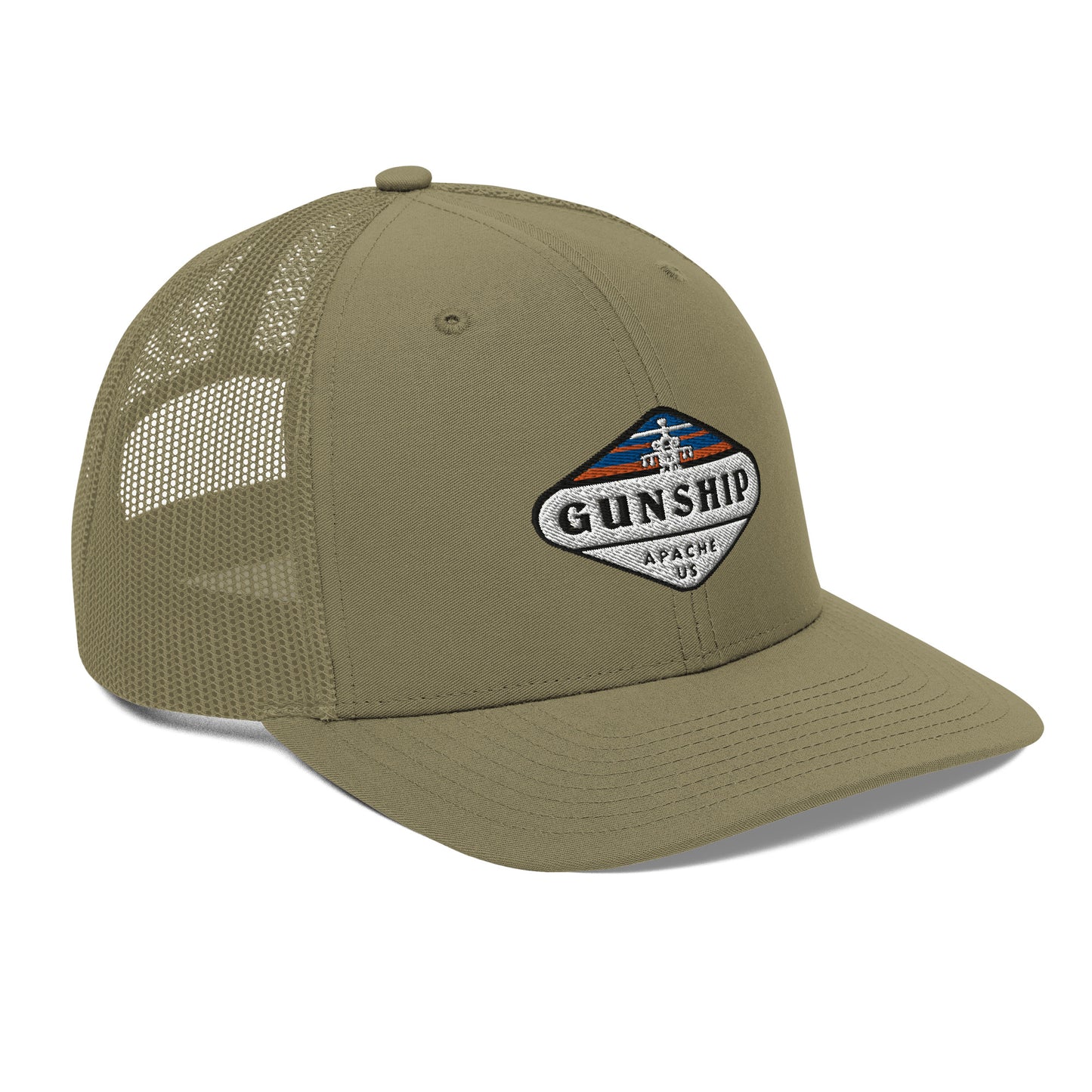 Gunship Apache Helicopter Trucker Cap